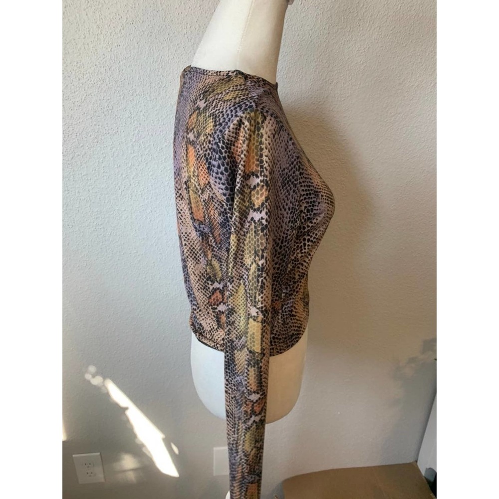 ASOS Multi-Colored Snakeskin Top - Picture 5 of 7